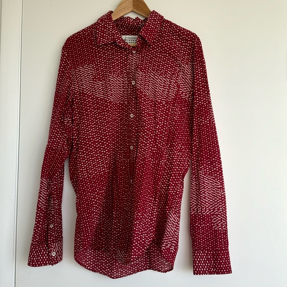 MAISON MARTIN MARGIELA SHIRT IN SIZE 52 IN VERY GOOD CONDITION